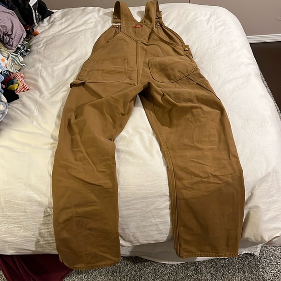 Dickies Classic Bib Overalls (32x32, Rinsed Brown Duck) - Picture 15 of 16